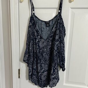 Torrid Dark Blue Paisley Camisole